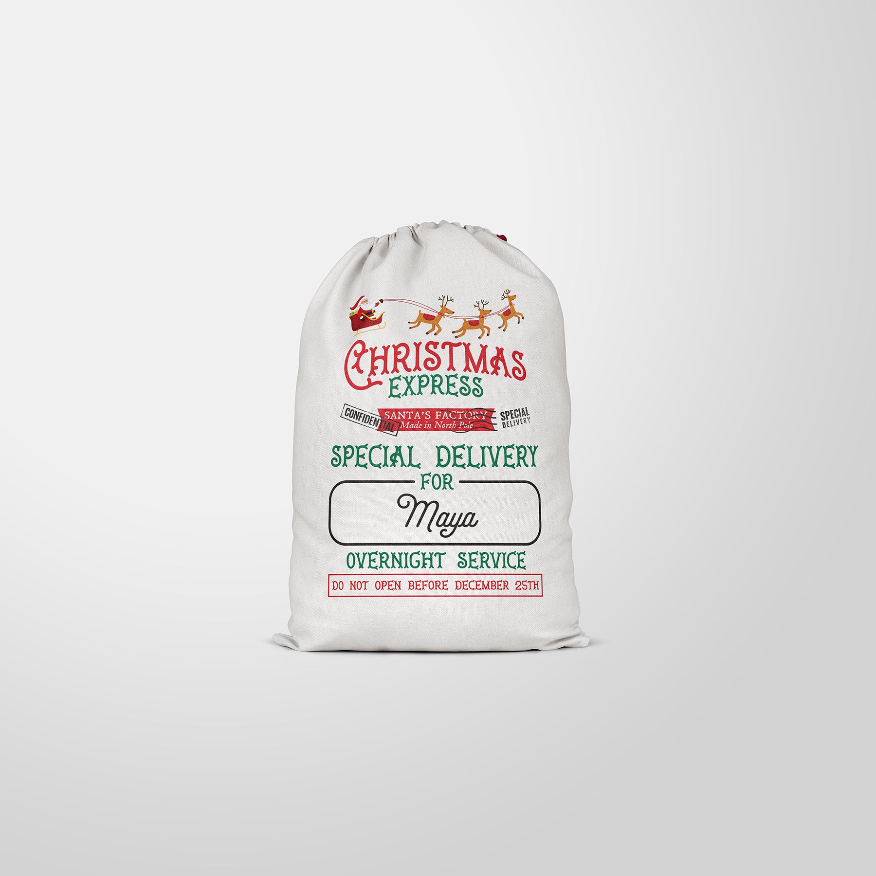 Christmas Express Santa Sack